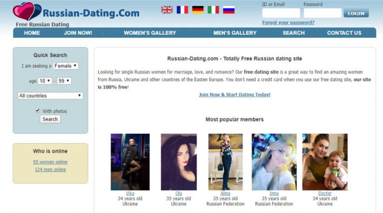 is there any free russian dating websites